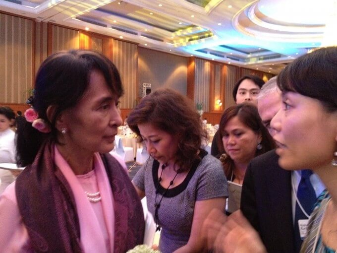 Lin Kobayashi and Aung San Suu Kyi 2