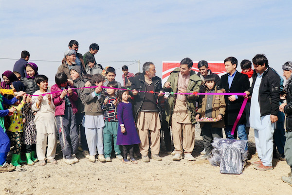 Ata (Afghanistan / Class of 2017) school project Safura land inauguration in Kabul