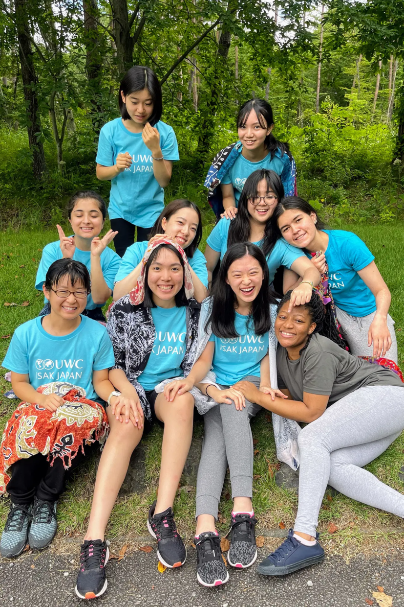 UWC ISAK Japan students connecting as a community